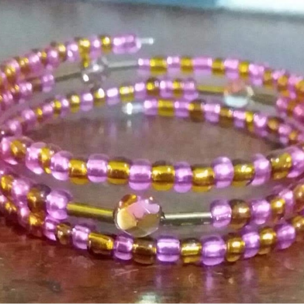 Handmade Glass Beaded Bracelets and Rings - Picture 9 of 9